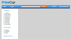 Desktop Screenshot of pricecup.com